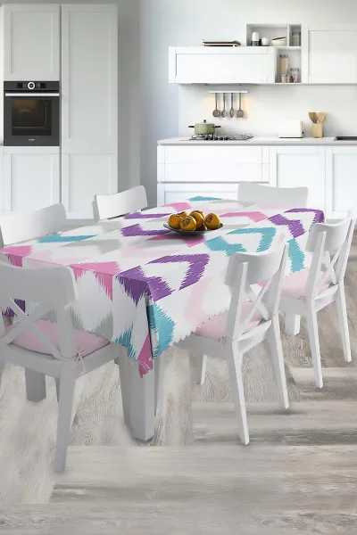 140x220 Dijital Baskılı Mordern  Masa Örtüsü 218994