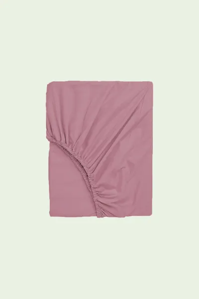160x200 Açık Mürdüm Bella Home Ranforce Lastik Çarşaf Seti 205399