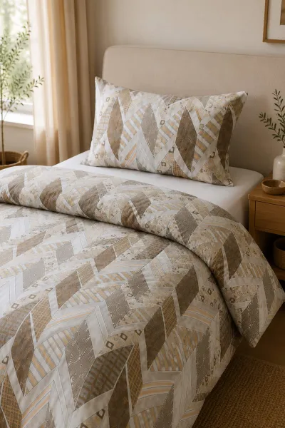 160x220 Cm Bella Home Tek Kişilik New Box Nevresim Takımı 474536