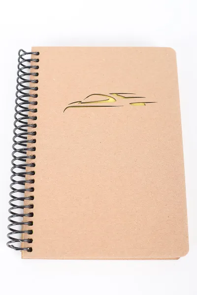 17x24 Cm Tokaç Beyaz Kapak Lazer Kesim 100 Yaprak Çizgili Defter 392061