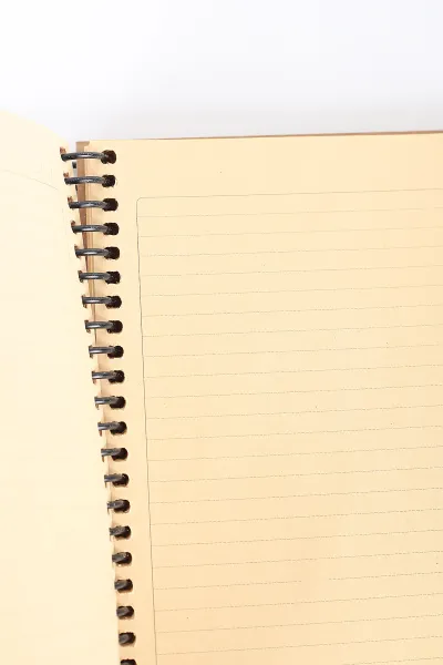 17x24 Cm Tokaç Beyaz Kapak Lazer Kesim 100 Yaprak Çizgili Defter 392062