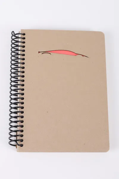 17x24 Tokaç Kraft Kapak Lazer Kesim 100 Yaprak Çizgili Defter 413704
