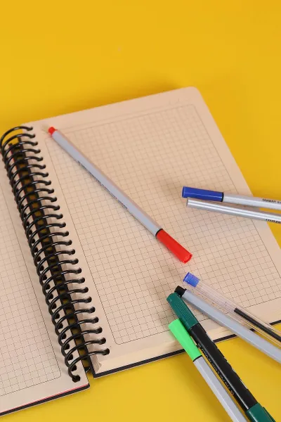 17x24 Tokaç Kraft Kapak Lazer Kesim 100 Yaprak Kareli Defter 298319