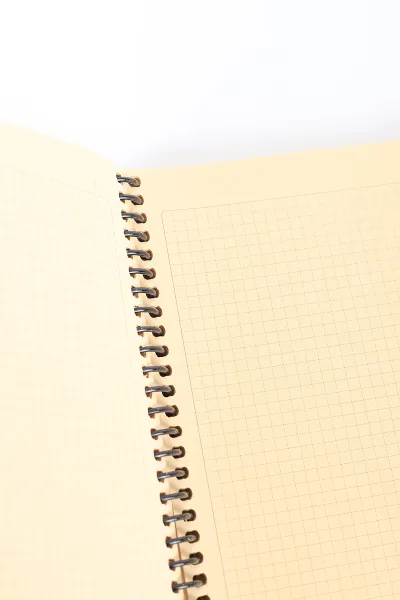 17x24 Tokaç Kraft Kapak Lazer Kesim 100 Yaprak Kareli Defter 392078