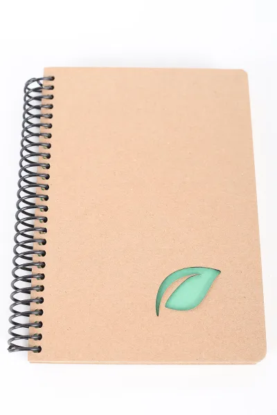 17x24 Tokaç Kraft Kapak Lazer Kesim 100 Yaprak Kareli Defter 392081