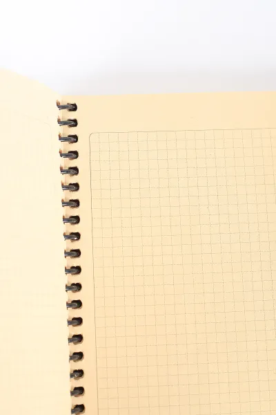 17x24 Tokaç Kraft Kapak Lazer Kesim 100 Yaprak Kareli Defter 392081