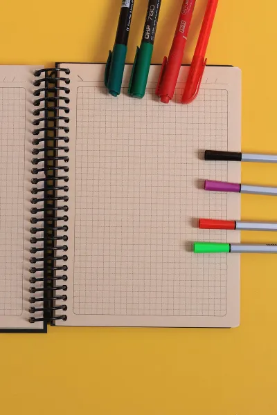 17x24 Tokaç Sert Kapak Lazer Kesim Kareli Defter 100 Yaprak 296439