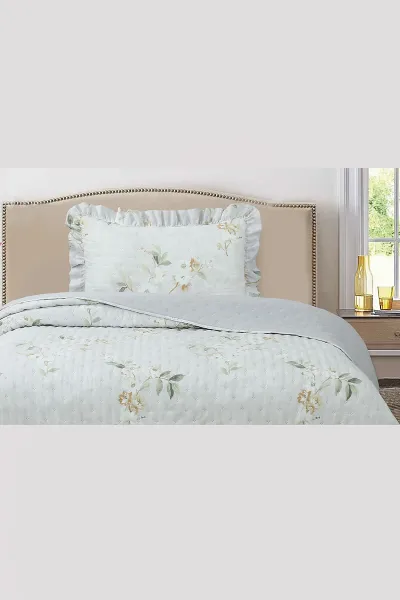 180x240 Cm Bella Home Tek Kişilik Breeze Desenli Yatak Örtüsü 395261