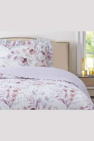 180x240 Cm Bella Home Tek Kişilik Breeze Desenli Yatak Örtüsü 395262