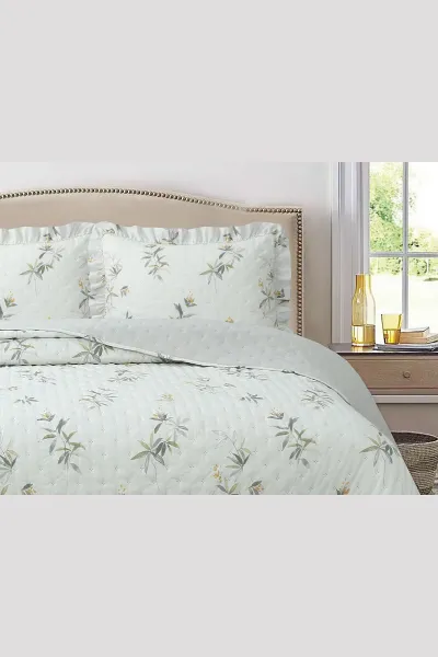 260x240 Cm Bella Home Çift Kişilik Breeze Desenli Yatak Örtüsü 395272