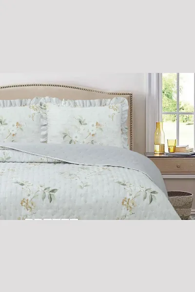 260x240 Cm Bella Home Çift Kişilik Breeze Desenli Yatak Örtüsü 395274
