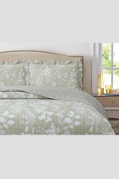 260x240 Cm Bella Home Çift Kişilik Breeze Desenli Yatak Örtüsü 395278