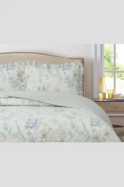 260x240 Cm Bella Home Çift Kişilik Breeze Desenli Yatak Örtüsü 395279