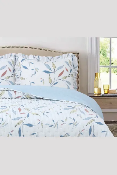 260x240 Cm Bella Home Çift Kişilik Breeze Desenli Yatak Örtüsü 395280