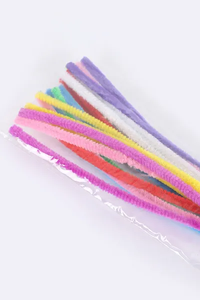 30 Cm Tgb Şönil Peluş Tel 7 Renk 20'li El İşi Etkinlik Teli 384399