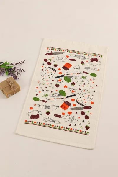 30x50 Cm Baskılı Mutfak Havlusu 422281