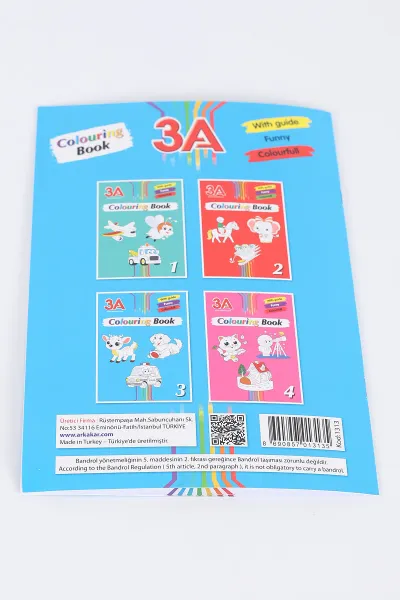 3A Örnekli Boyama Kitabı 403924