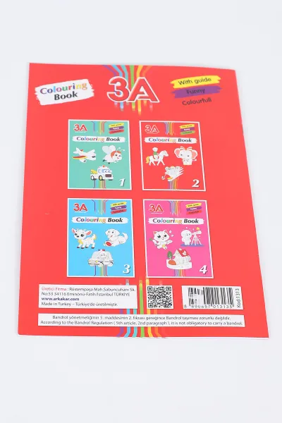 3A Örnekli Boyama Kitabı 403925