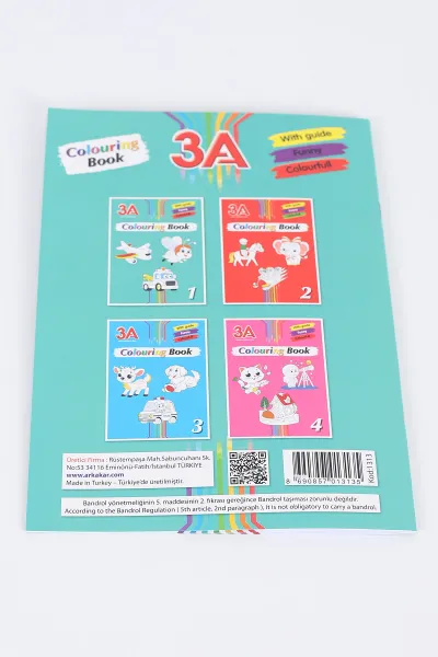 3A Örnekli Boyama Kitabı 403926