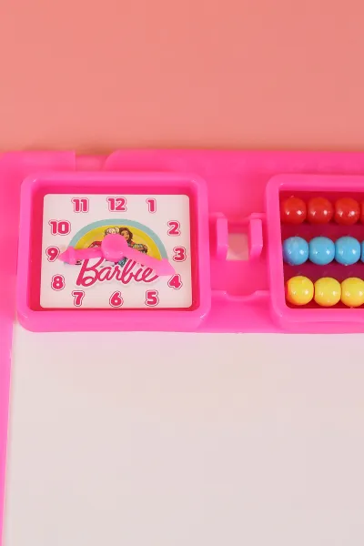 40x30 cm Pembe Barbie Abaküslü Yazı Tahtası 283098