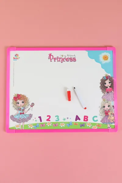 40x30 cm Pembe Princess Yazı Tahtası 283174