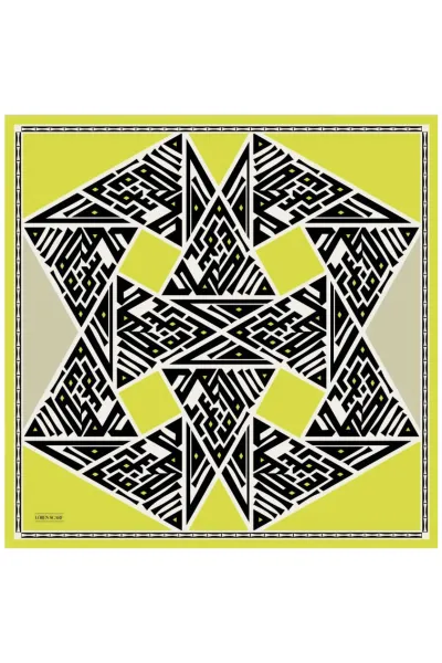 90x90 Baskılı El Dikimi Soft Eşarp 278557