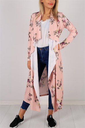 Çiçekli Desenli Yelek 2307B
