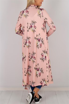 Çiçekli Desenli Yelek 2307B