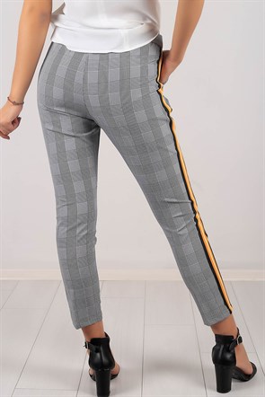 Desenli Bayan Kumaş Pantolon 6399B