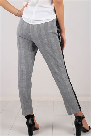 Desenli Bayan Kumaş Pantolon 6398B