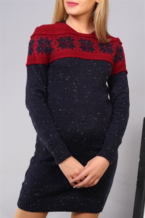 Desenli Tunik Kazak 3556B