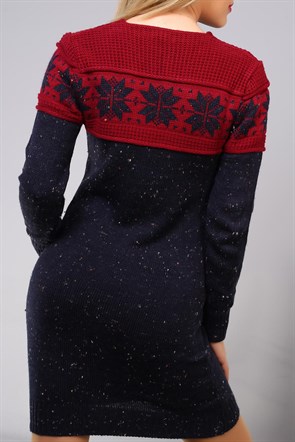 Desenli Tunik Kazak 3556B