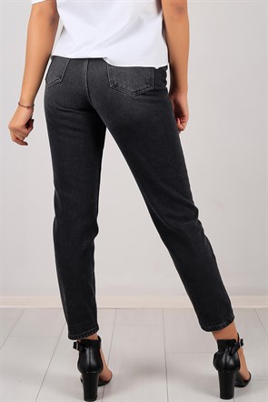 Diz Yırtık Mom Bayan Kot Pantolon 6357B