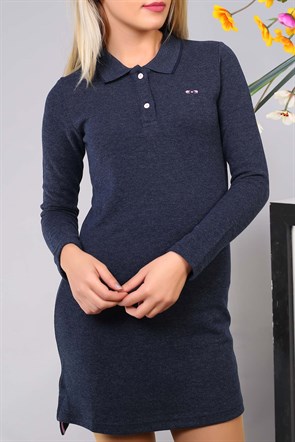 Gömlek Yaka Tunik Kazak 3553B