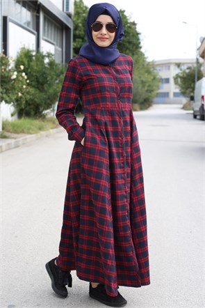 Kaşmir Bayan Elbise 4489B