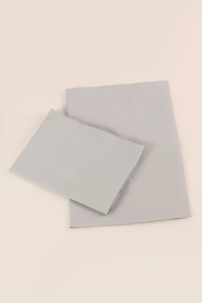 Açık Gri 50x70 Cm Bella Home Jelatinde Kapaklı 2'li Yastık Kılıfı 412676