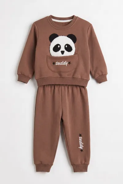 acik-kahve-1-5-yas-panda-nakisli-cep-detay-3-ip-sardonlu-erkek-cocuk-kislik-takim-486832