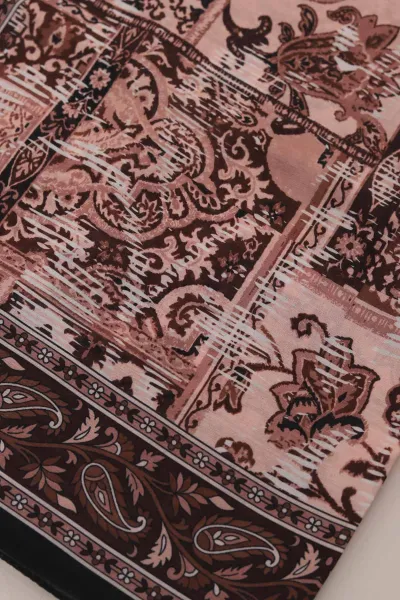 Açık Kahve 75x180 Cm Our Fashion Dijital Baskılı Desenli Soft Şal 408647