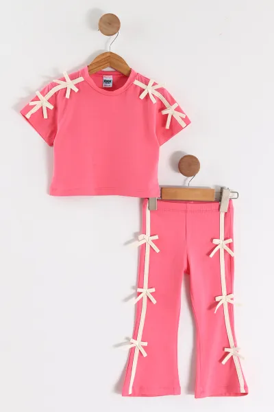 acik-pembe-2-6-yas-fiyonk-detayli-taytli-kiz-cocuk-yazlik-takim-464622
