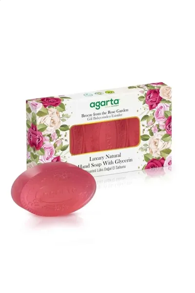 Agarta El Yapımı Doğal Gül Bahçesi El Sabunu 3*100 Gr 443996
