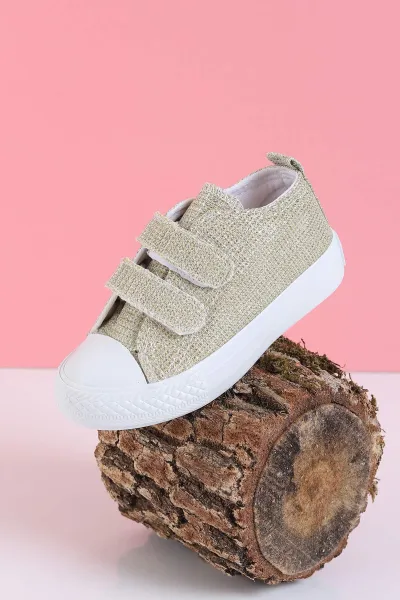 altin-26-30-patik-pullu-keten-cift-cirtli-unisex-cocuk-ayakkabi-276150