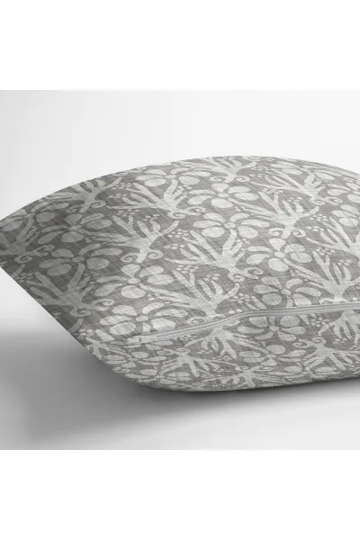 Taş 43x43 Dijital Baskılı Fermuarlı Modern Kırlent Kılıfı 272757