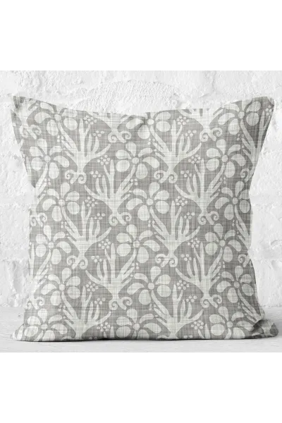 Taş 43x43 Dijital Baskılı Fermuarlı Modern Kırlent Kılıfı 272757