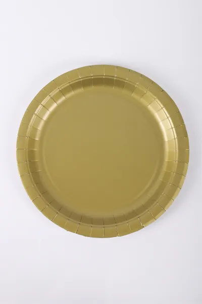 Altın 8'li Karton Tabak 300937