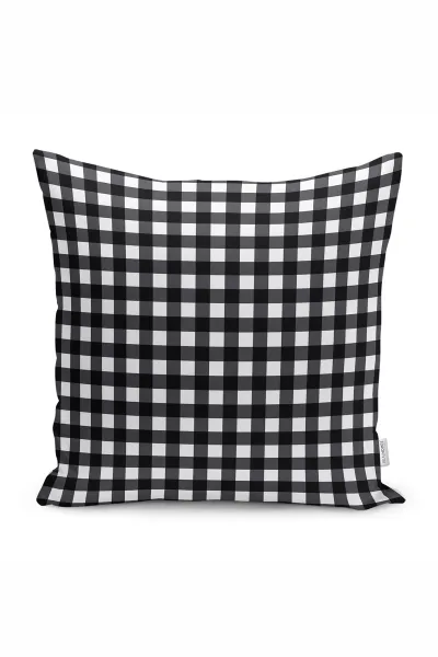 43x43 Dijital Baskılı Fermuarlı Modern Kırlent Kılıfı 308759
