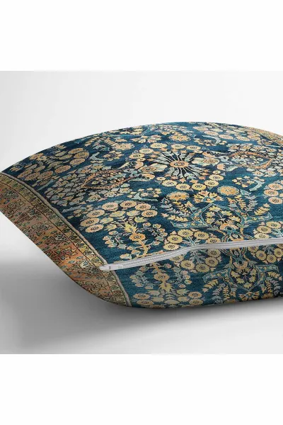 43x43 Dijital Baskılı Fermuarlı Modern Kırlent Kılıfı 308764
