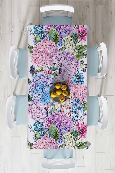 140x220 Dijital Baskılı Mordern  Masa Örtüsü 219013