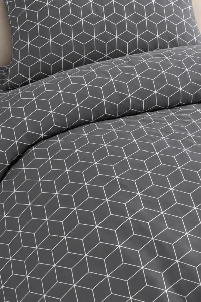 Antrasit 160x220 Cm Bella Home Tek Kişilik New Box Nevresim Takımı 491420