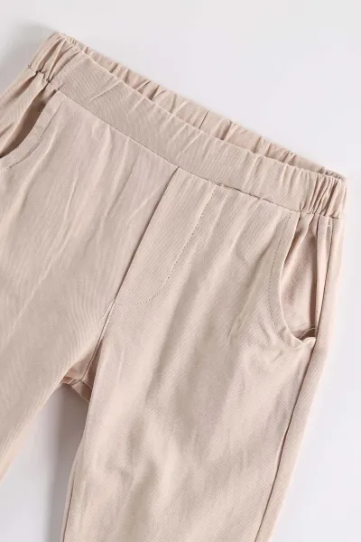 Antrasit (2-6 Yaş) Ekose Yakalı Nakışlı Gömlek Yaka 2 İp Sweatli Gabardin Pantolonlu Erkek Çocuk Takım 497254