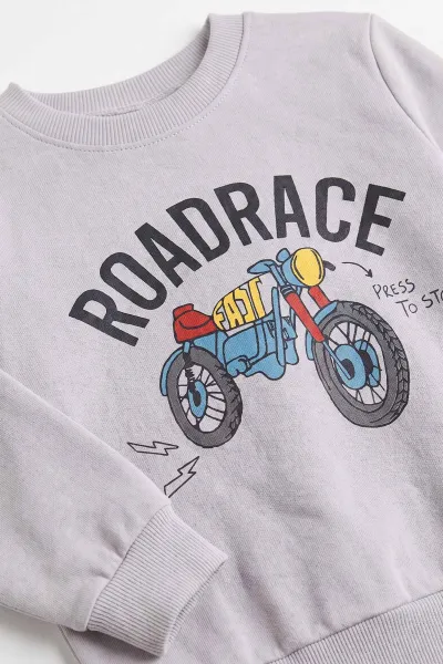 Antrasit (2-6 Yaş) RoadRace Baskılı 2 İp Erkek Çocuk Mevsimlik Takım 483955